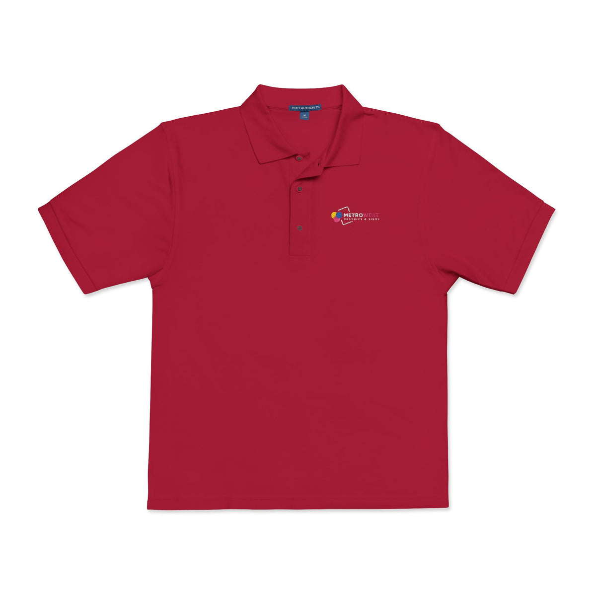 Unisex embroidered polo shirt for staff uniforms, view 7