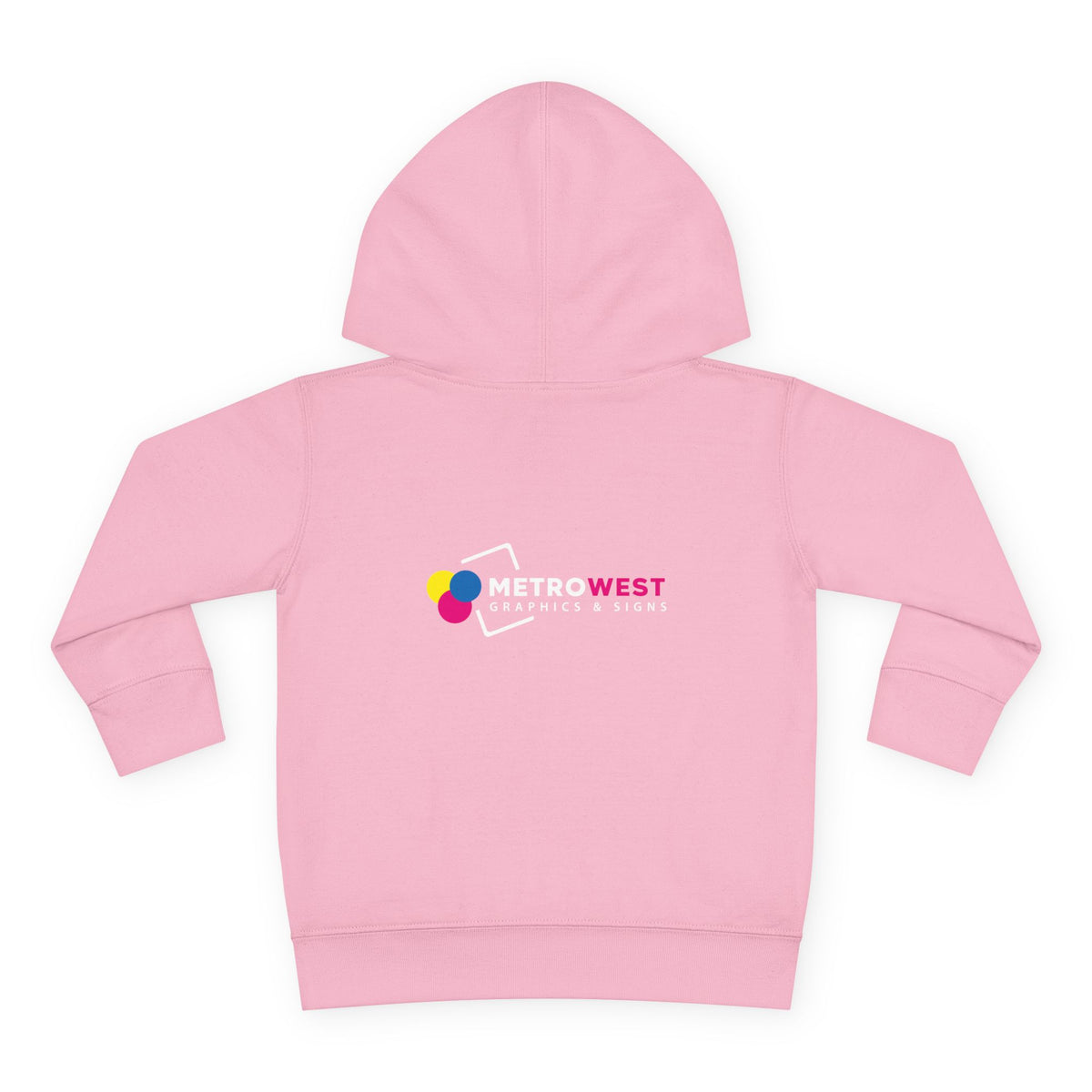 Toddler Pullover Fleece Hoodie - Front + Back