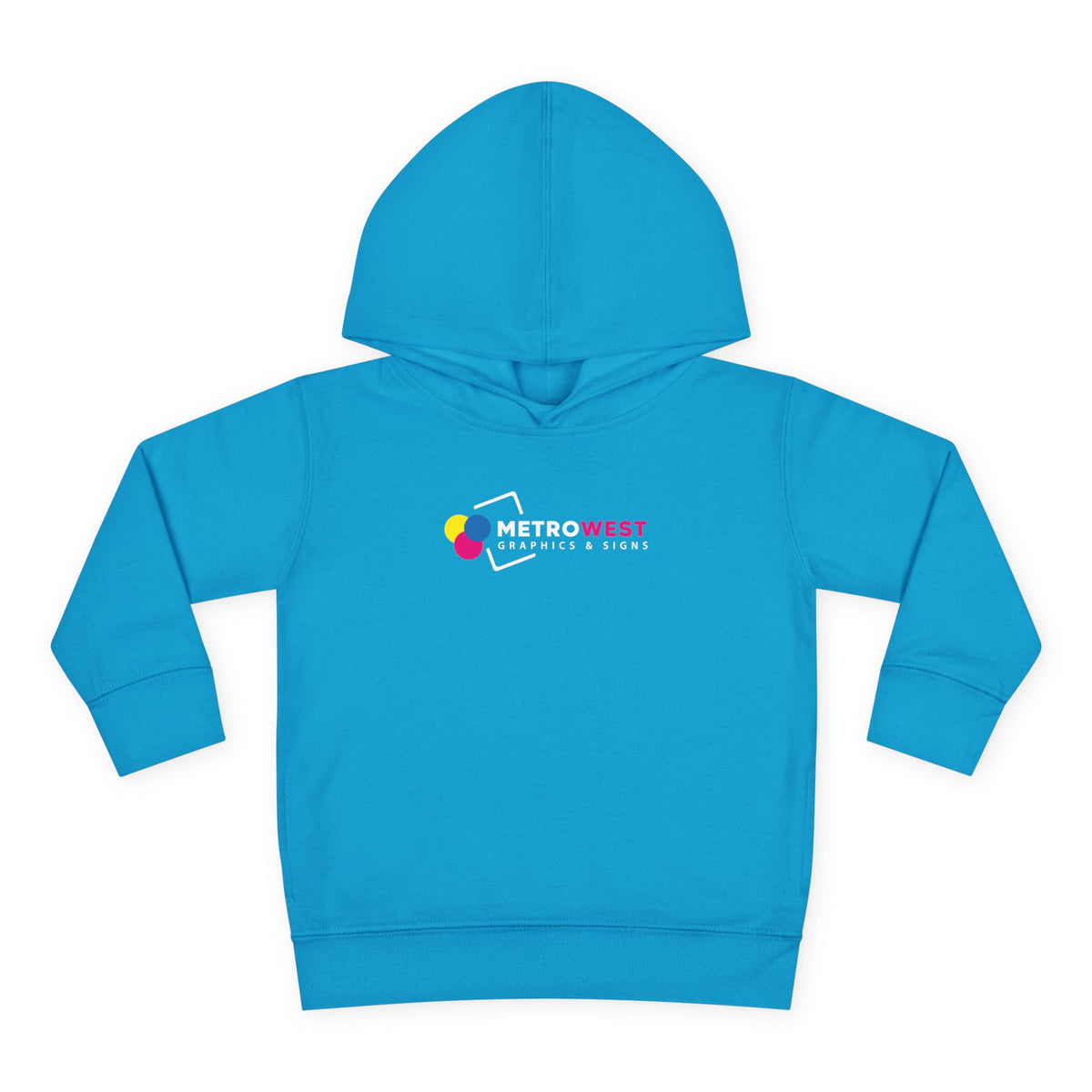 Toddler Pullover Fleece Hoodie - Front + Back