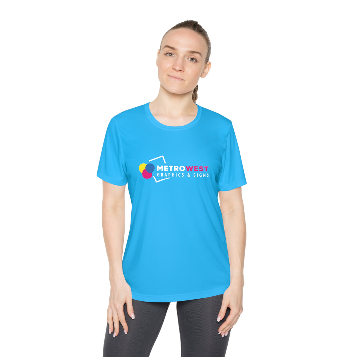 Ladies Competitor Tee By Sport-TekLST350 - Front + Back