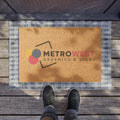 Doormat with custom printed logo
