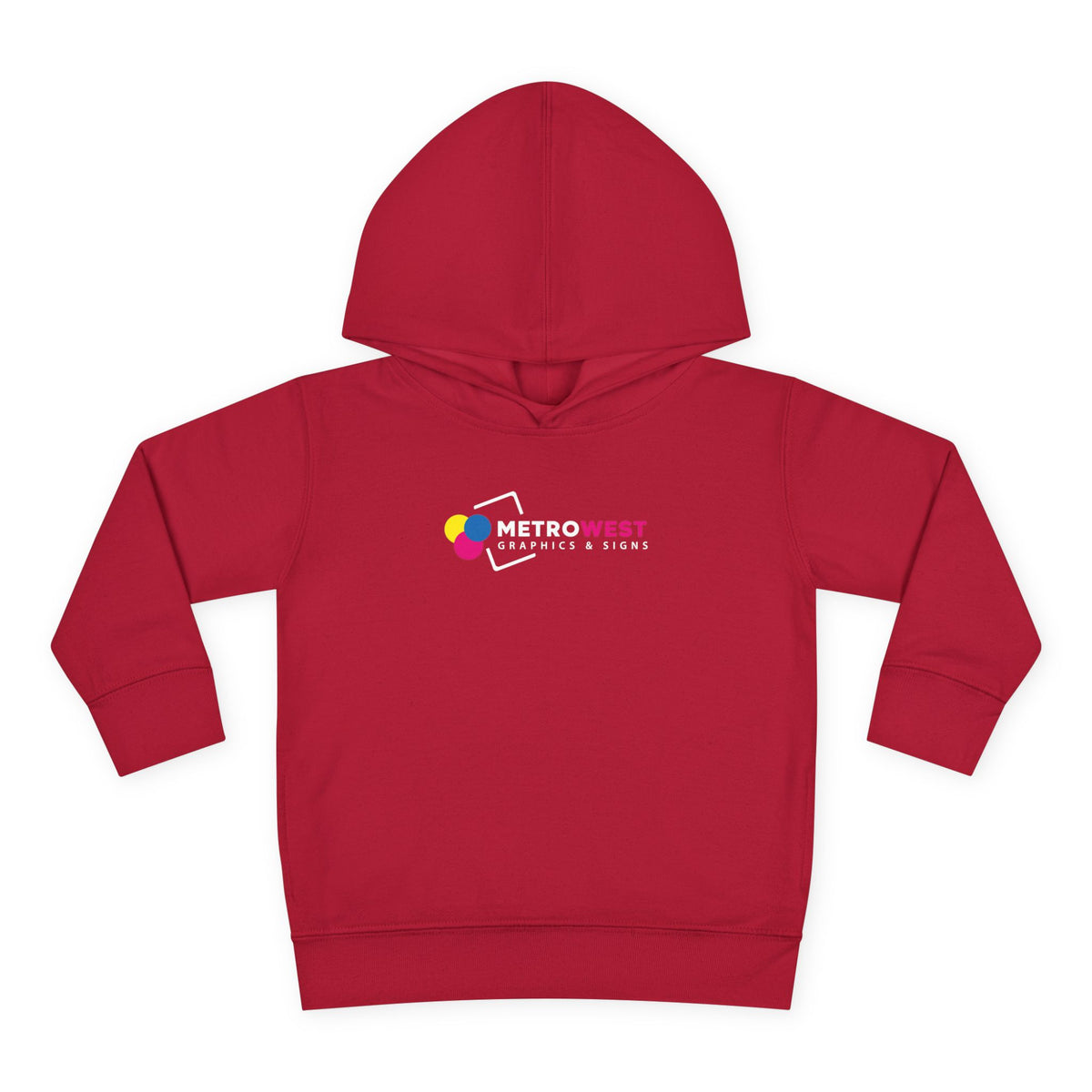 Toddler Pullover Fleece Hoodie - Front + Back