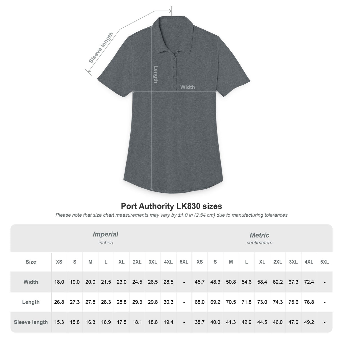 Ladies Fine Pique Blend Polo Port Authority LK830 - Embroidery