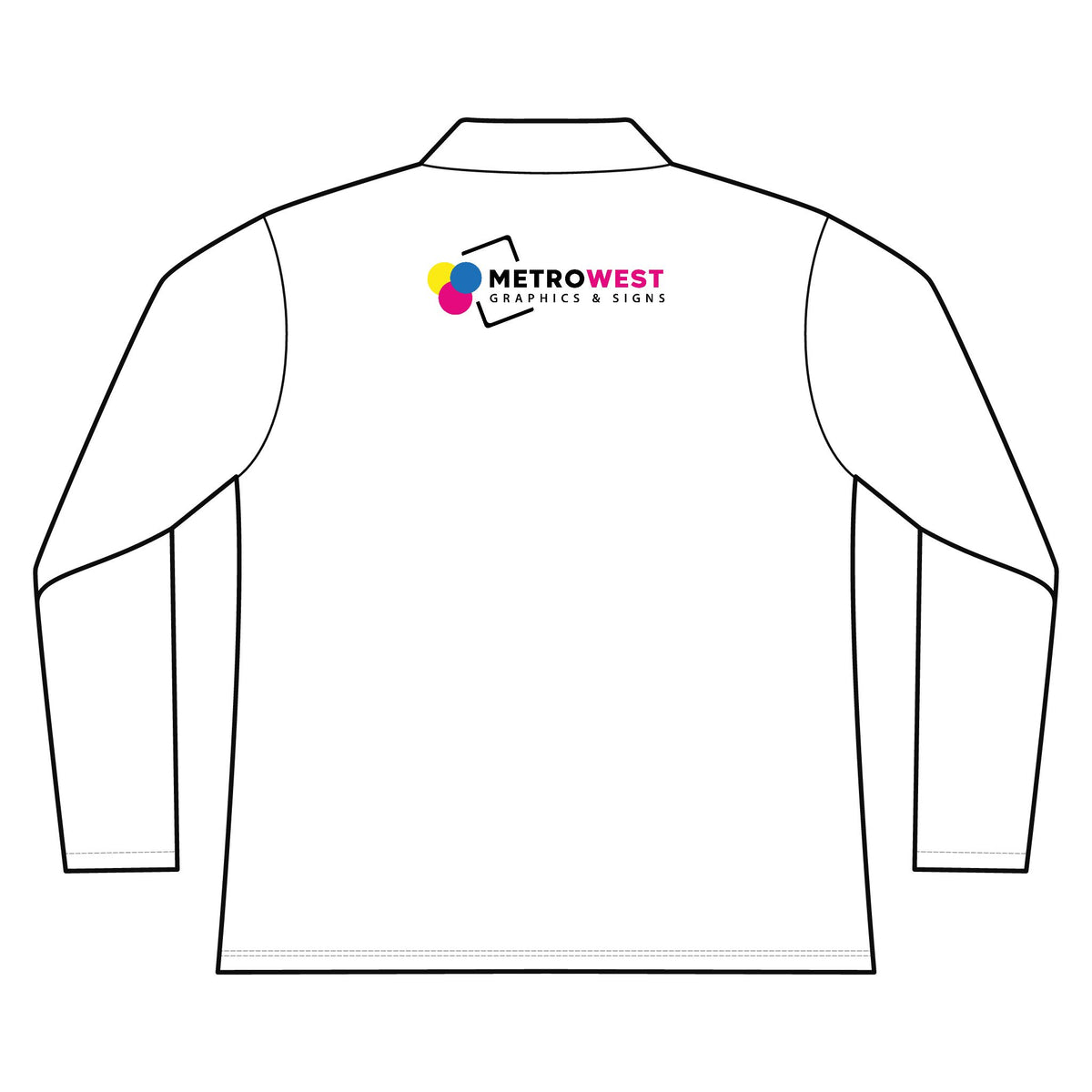 Women's Long Sleeve Piqué Polo CORE365 78192 - Front + Back