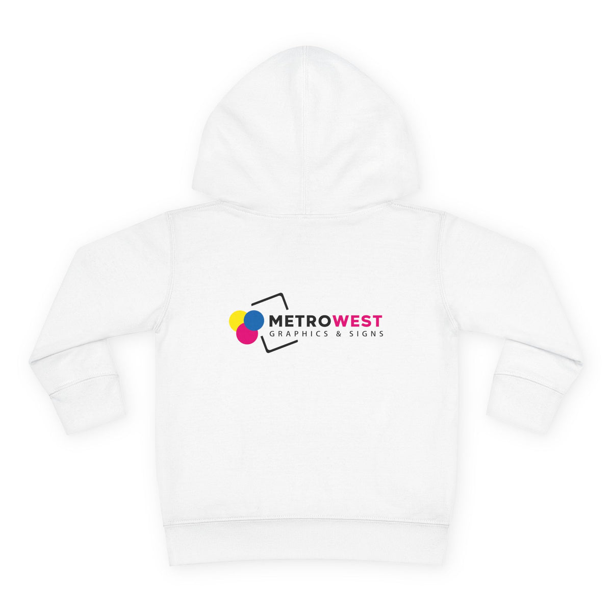 Toddler Pullover Fleece Hoodie - Front + Back