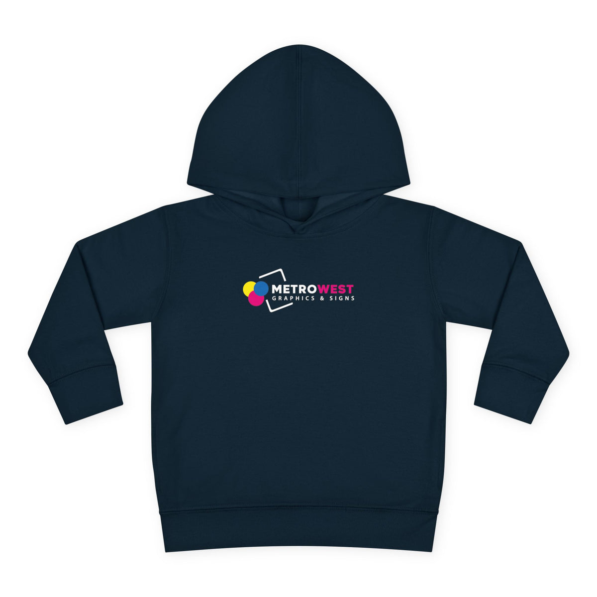 Toddler Pullover Fleece Hoodie - Front + Back