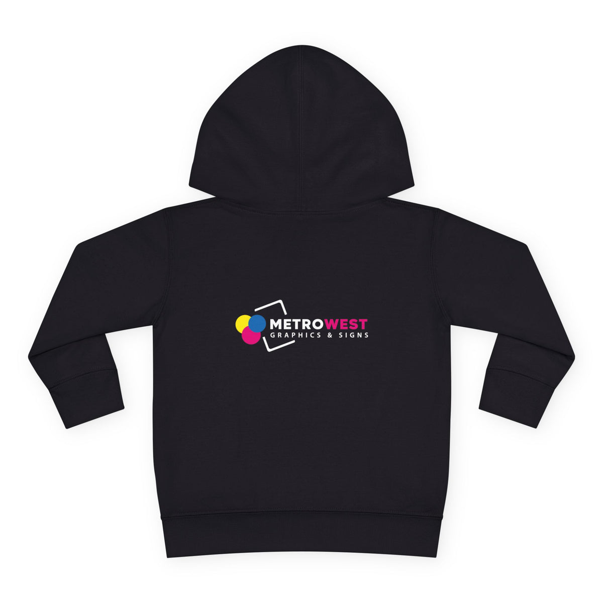 Toddler Pullover Fleece Hoodie - Front + Back
