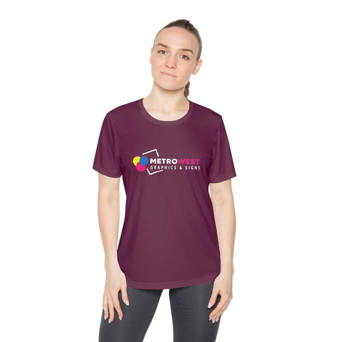 Ladies Competitor Tee By Sport-TekLST350 - Front + Back