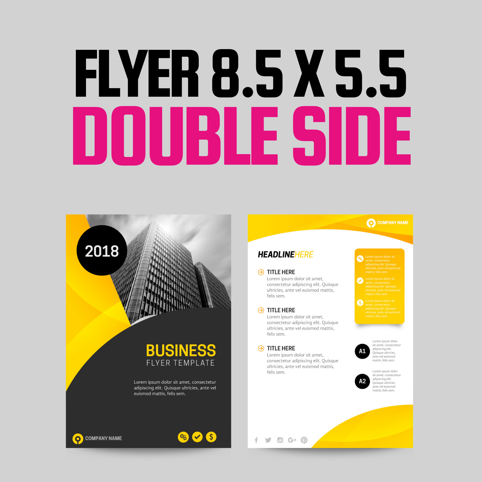 Flyer 8.5 x 5.5 – Double Side