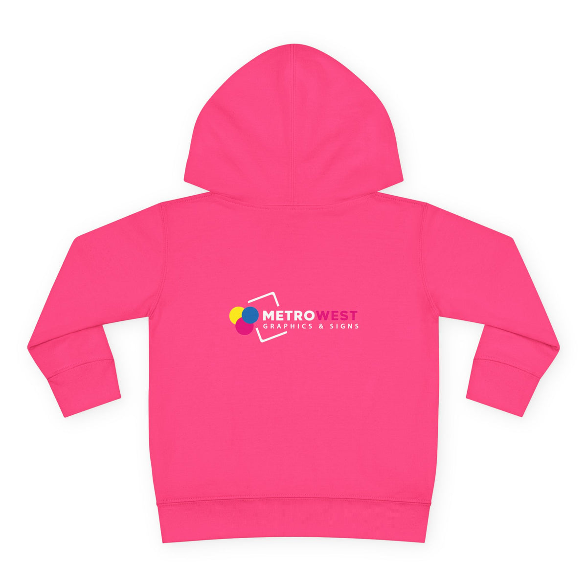 Toddler Pullover Fleece Hoodie - Front + Back