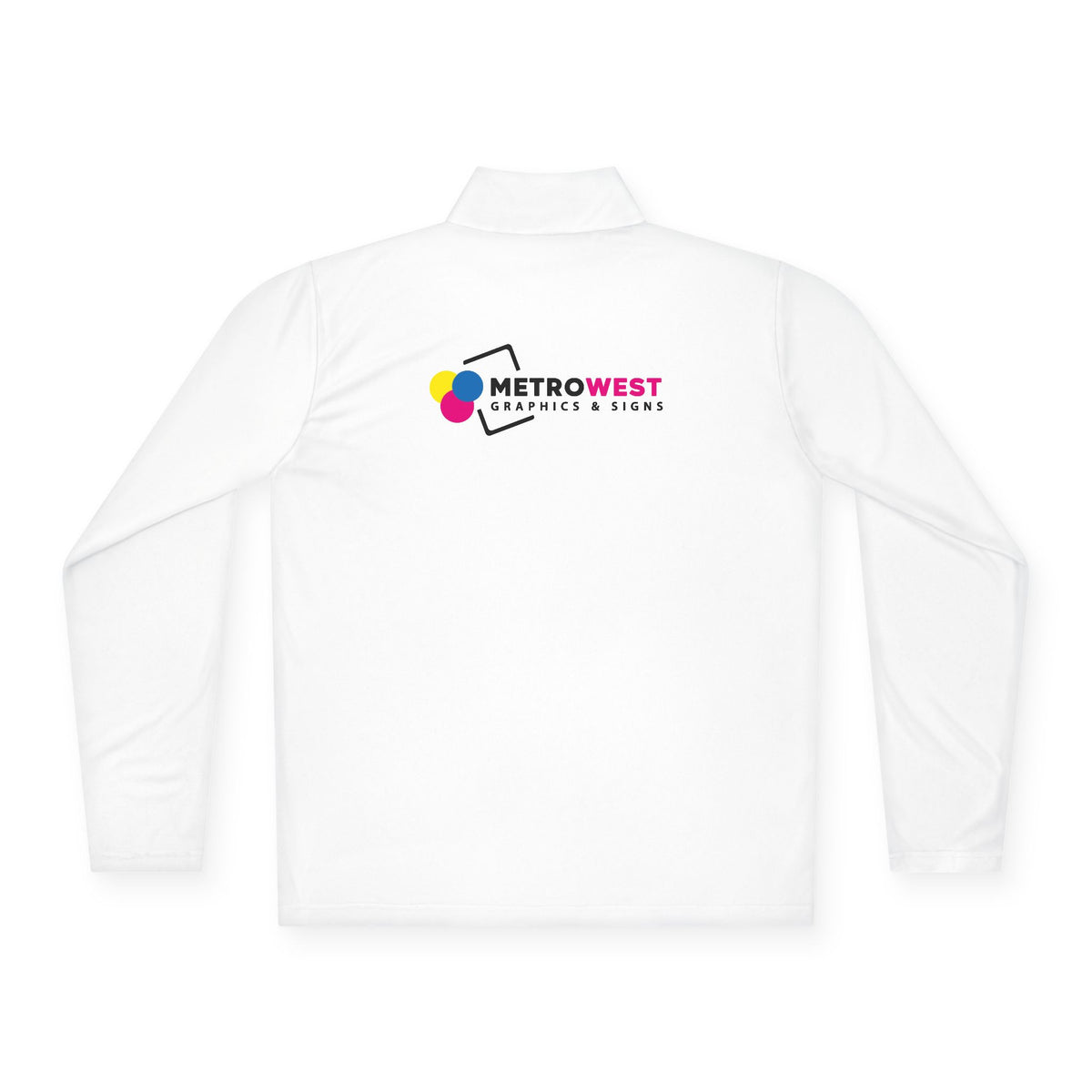 Unisex Quarter-Zip Pullover Sport-Tek ST357 - Front + Back