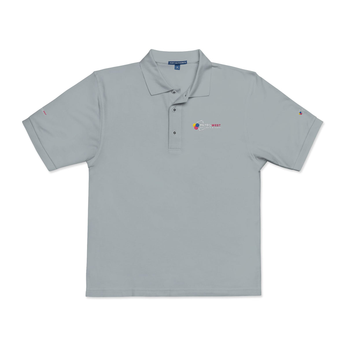 Unisex Polo Shirt Port Authority K500 Embroidery - Front + Sleeves