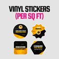 Vinyl Stickers (per sq ft)