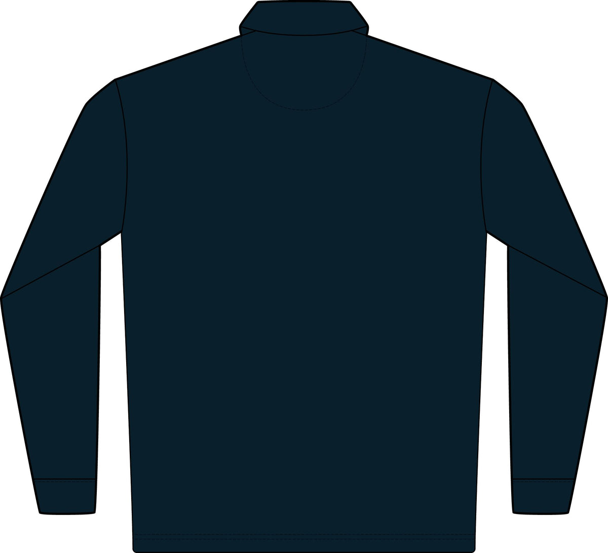 Rapid Dry Long Sleeve Polo Port Authority K455LS - Front