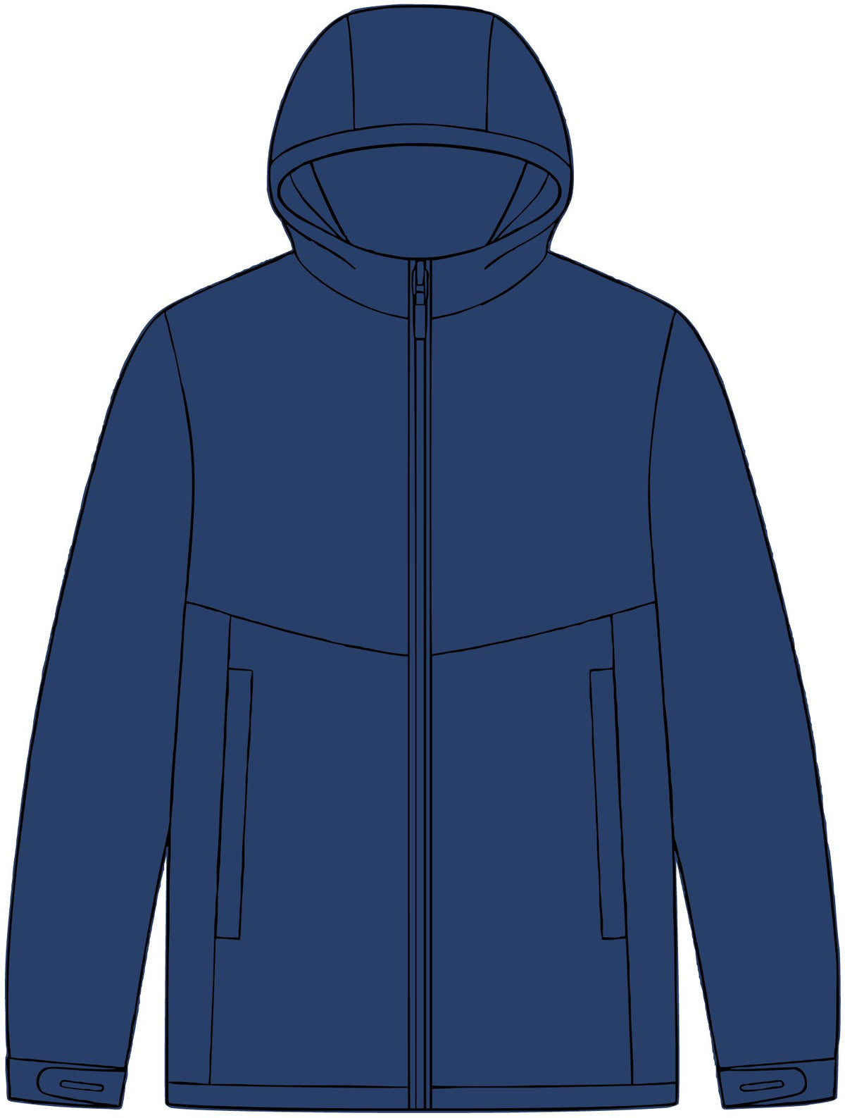 Tech Rain Jacket Port Authority J406 - Front