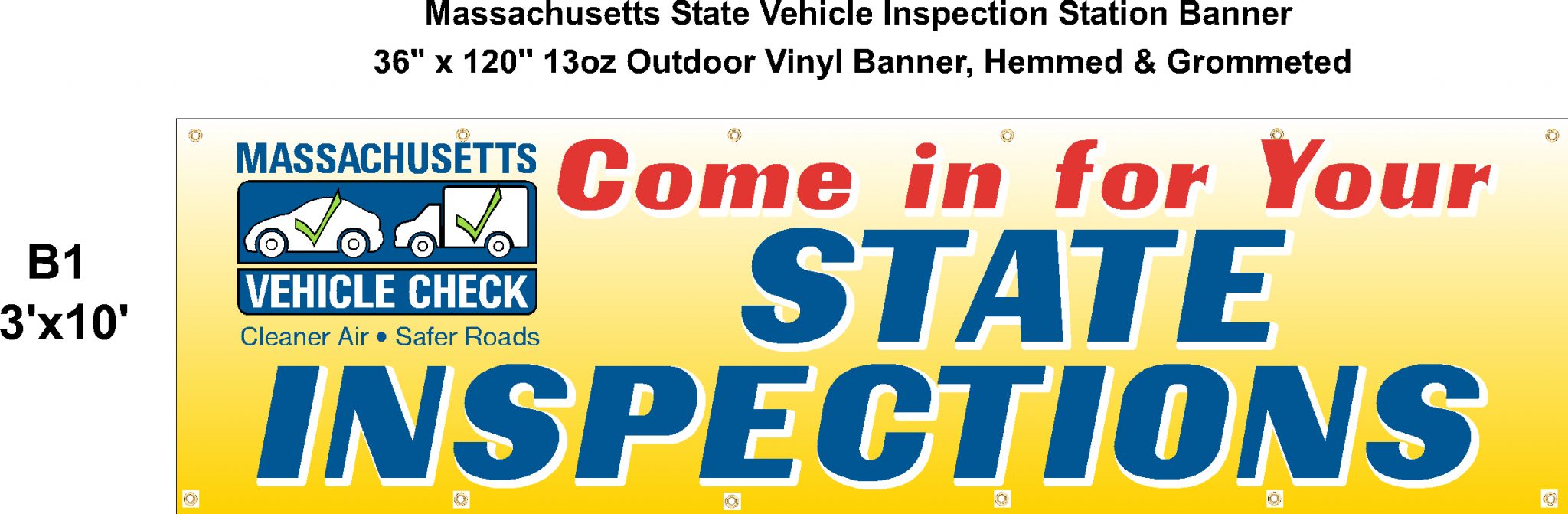 Inspection Bay Banners