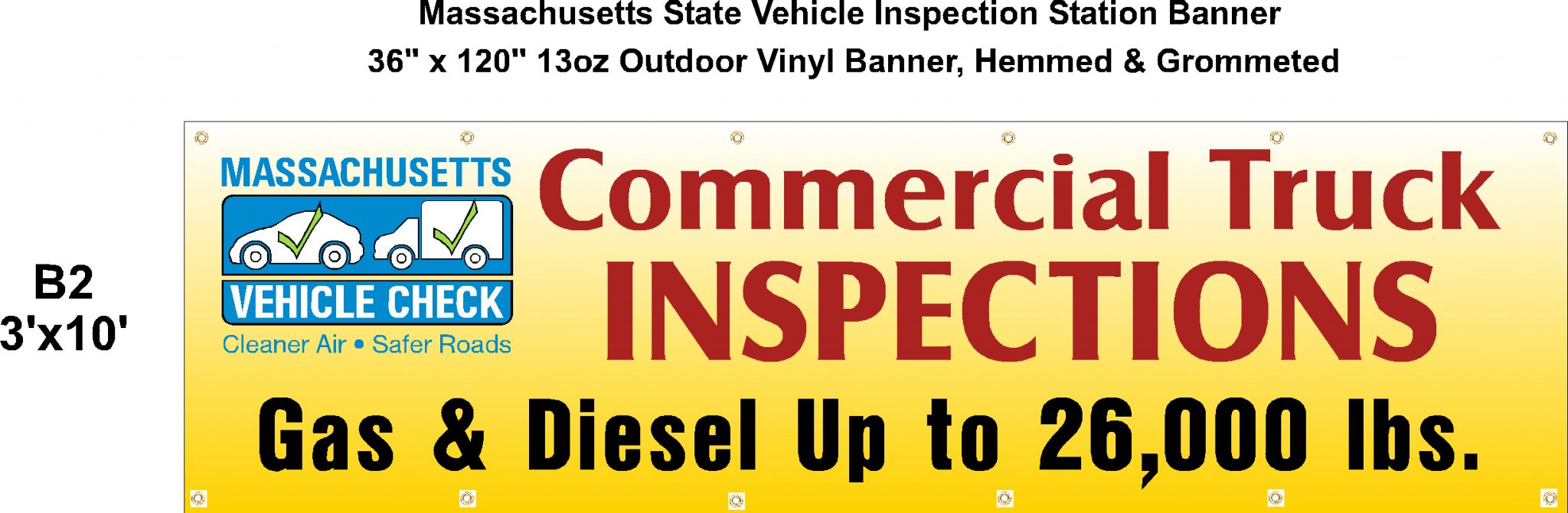 Inspection Bay Banners