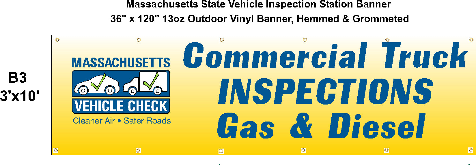 Inspection Bay Banners
