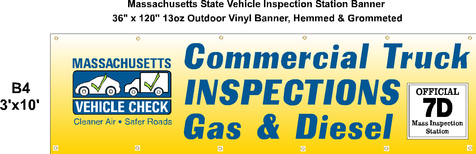 Inspection Bay Banners