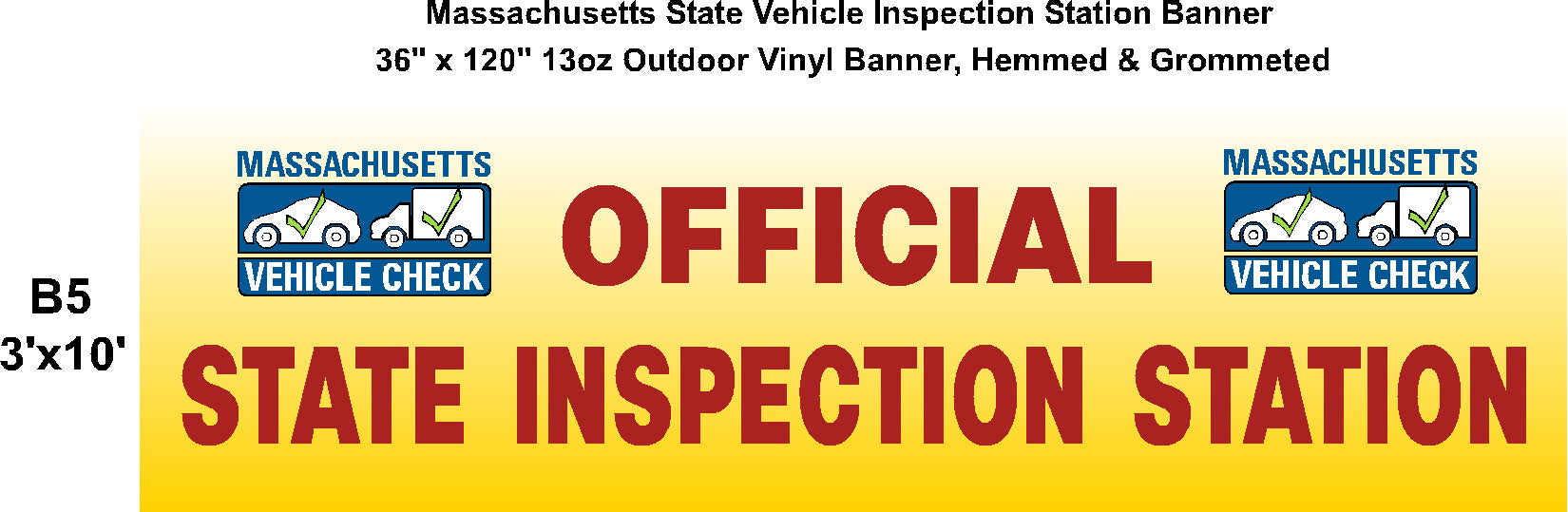 Inspection Bay Banners