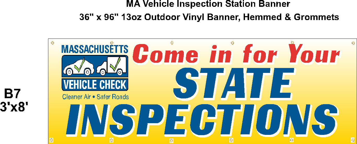 Inspection Bay Banners
