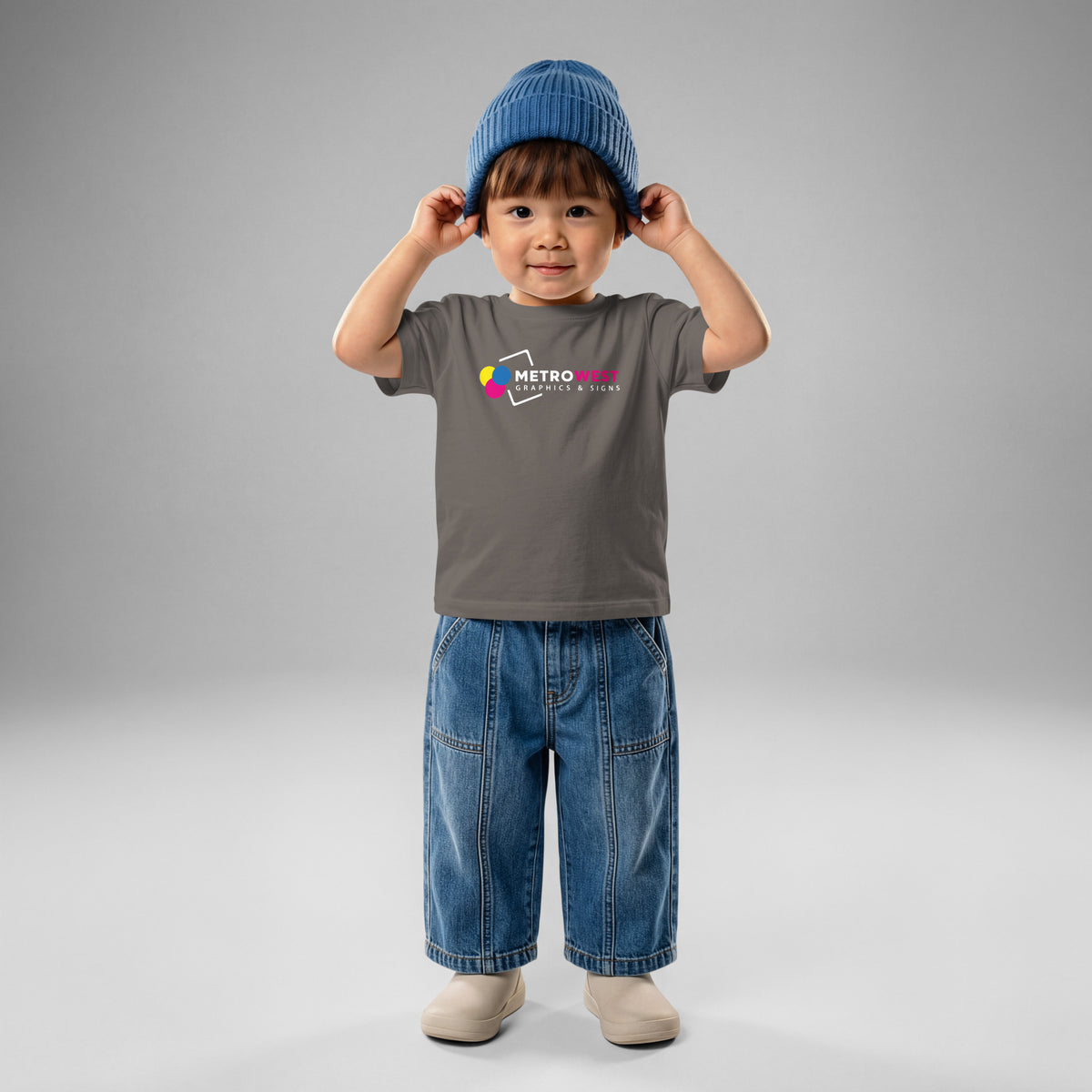 Printed baby jersey tee, view 2