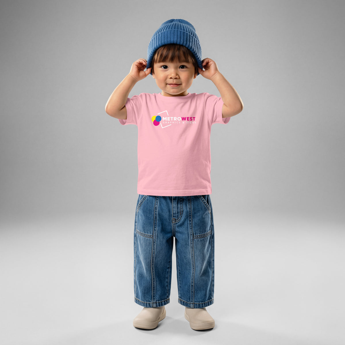 Printed baby jersey tee, view 4