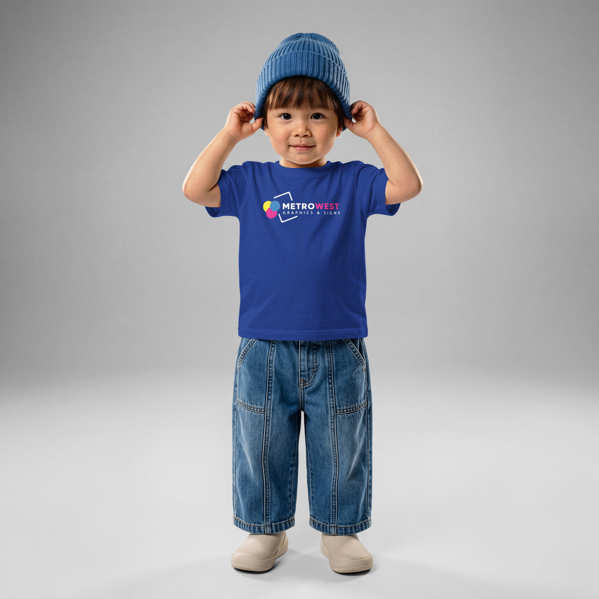 Printed baby jersey tee, view 5