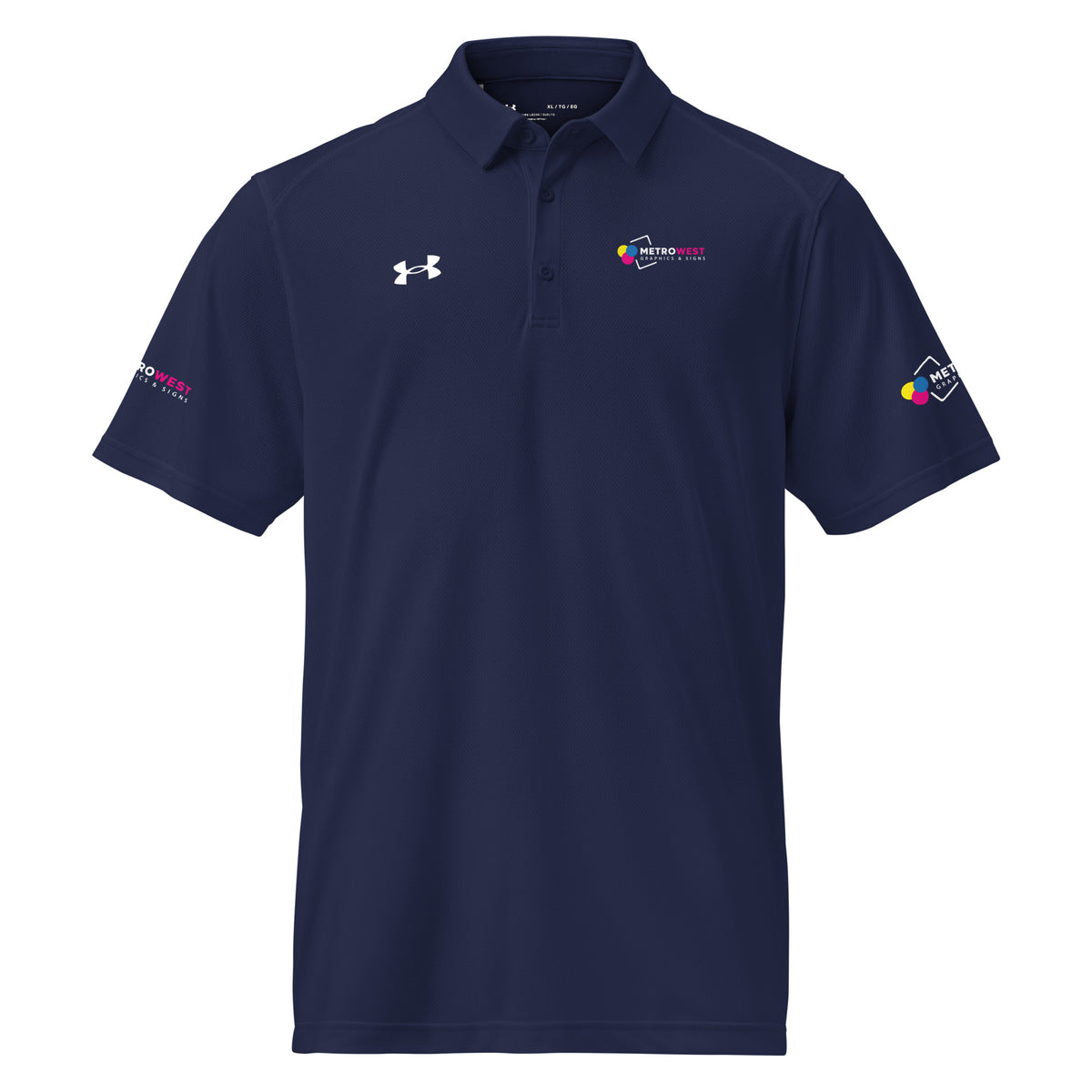 Under Armour polo with full-coverage printing, view 9