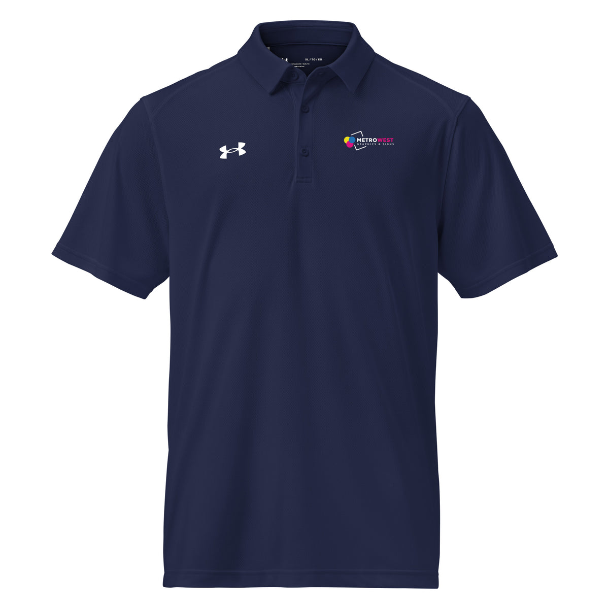 Under Armour polo printed front and back, view 9