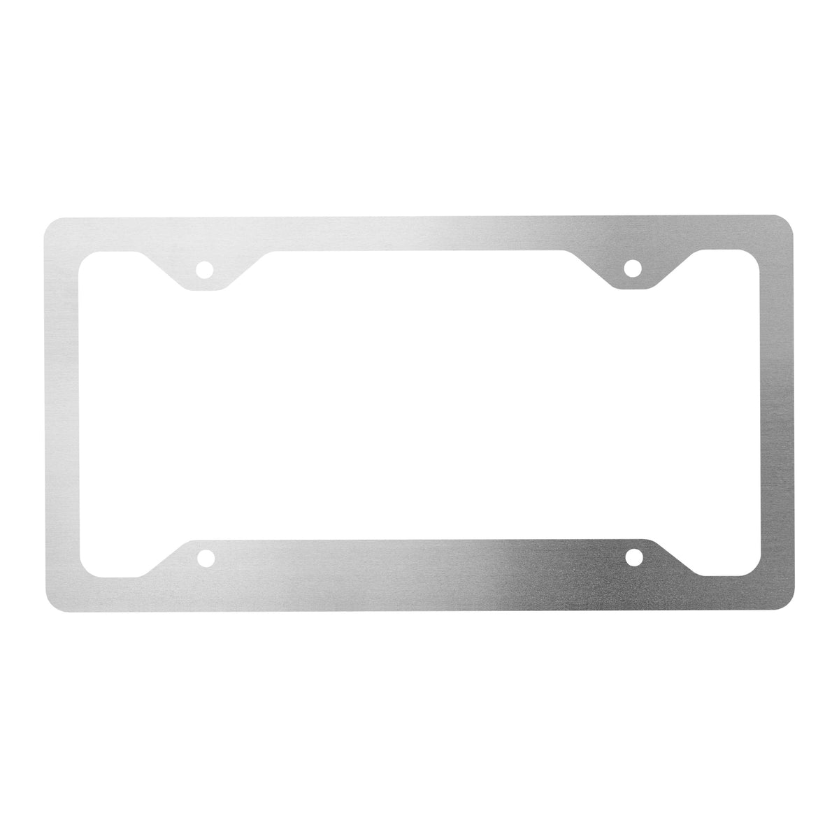 Custom printed license plate frame, view 2
