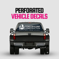 Perforated Vehicle Decals