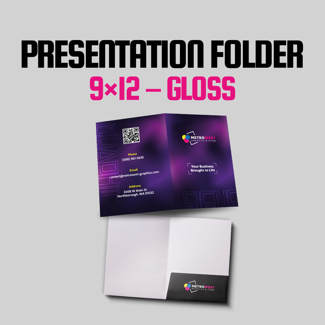Presentation Folder – 9×12 – Gloss