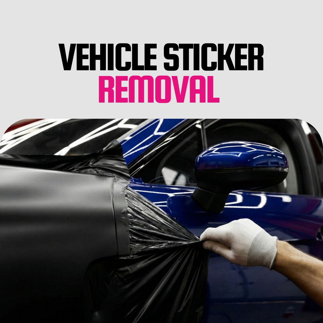 Vehicle Sticker Removal