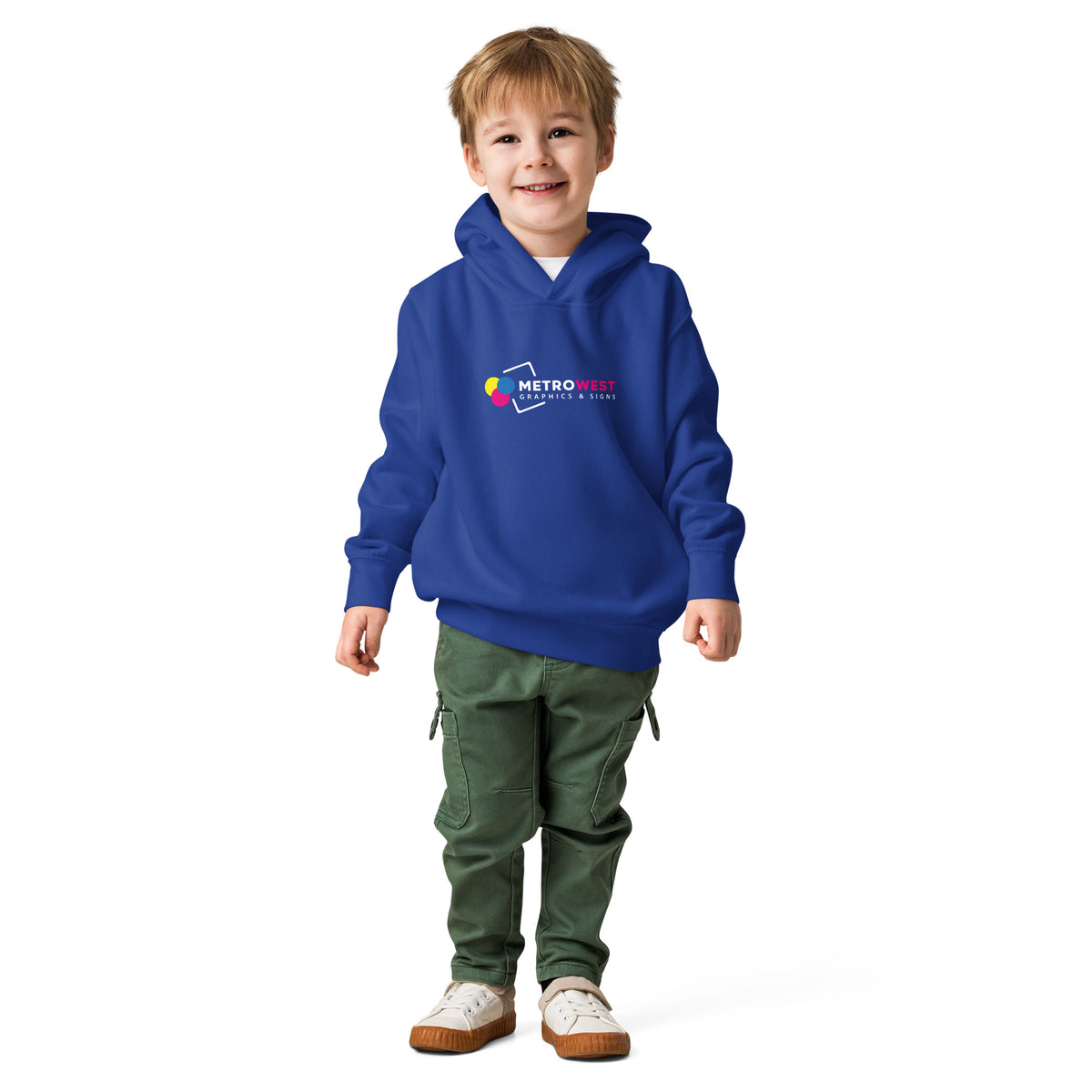 Printed toddler pullover hoodie, view 4