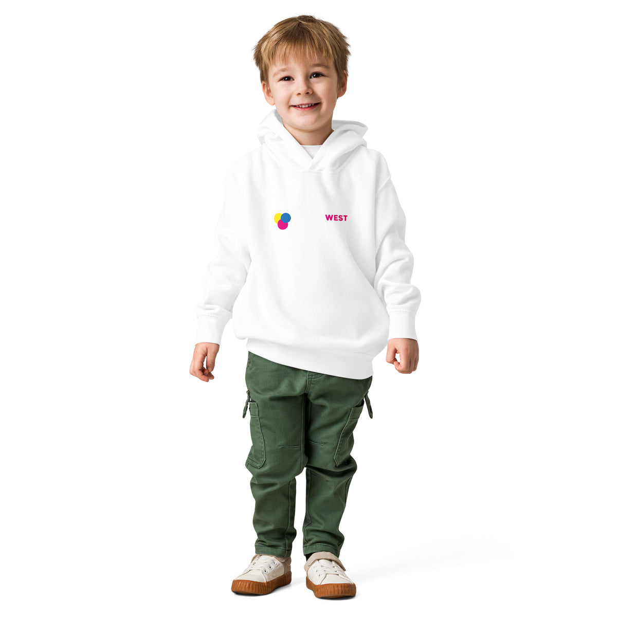 Printed toddler pullover hoodie, view 9