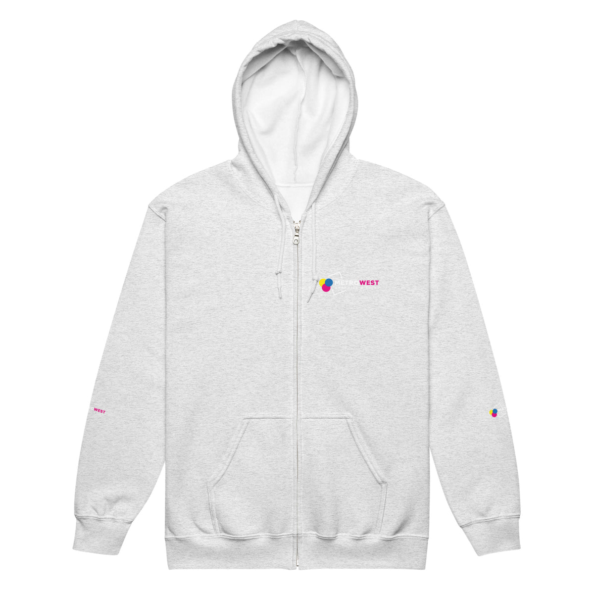 Heavy blend zip hoodie with full-coverage printing, view 13