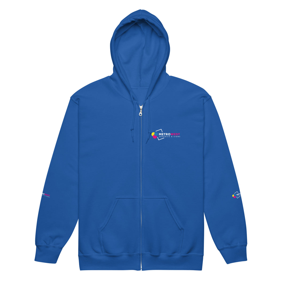 Heavy blend zip hoodie with full-coverage printing, view 9