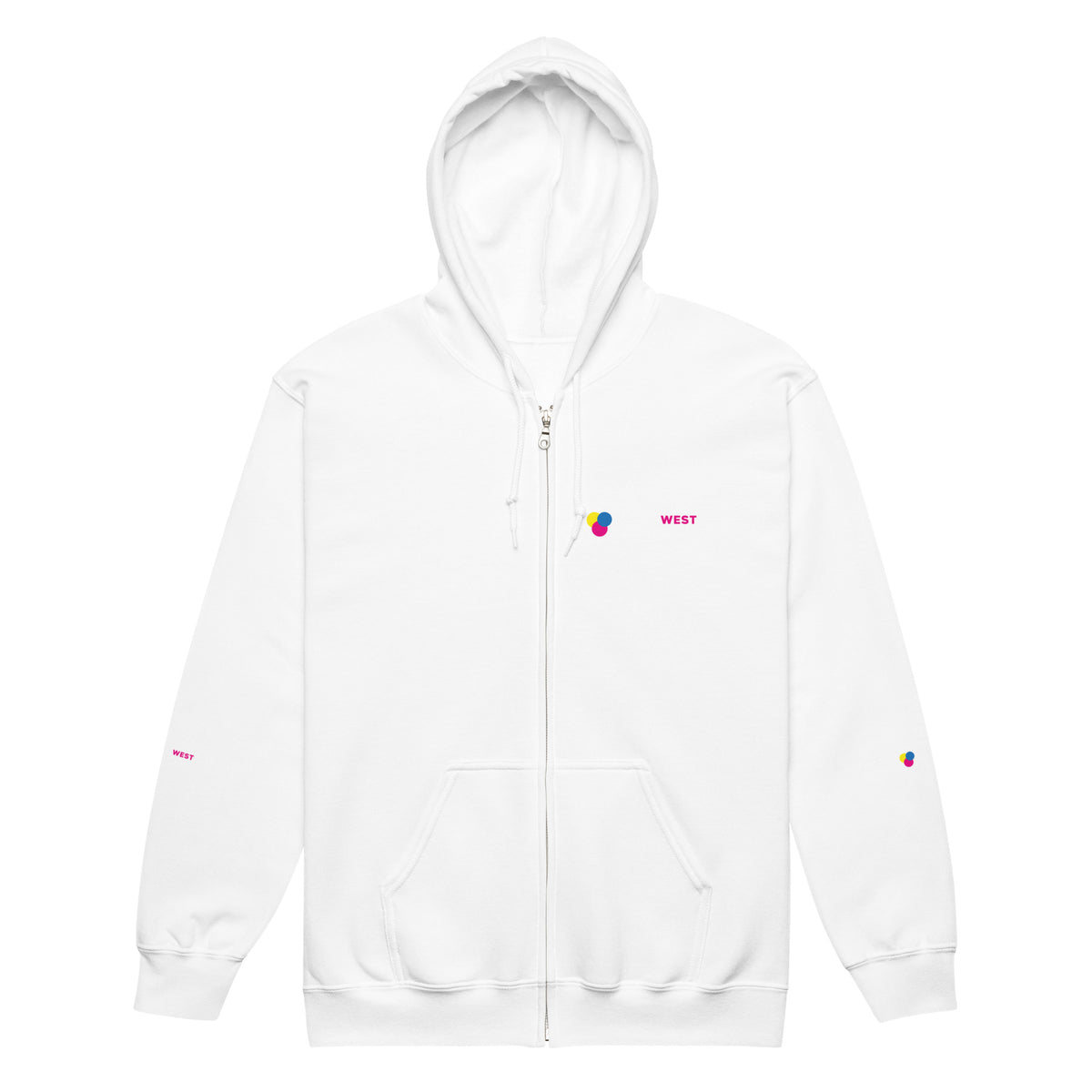 Heavy blend zip hoodie with full-coverage printing, view 14