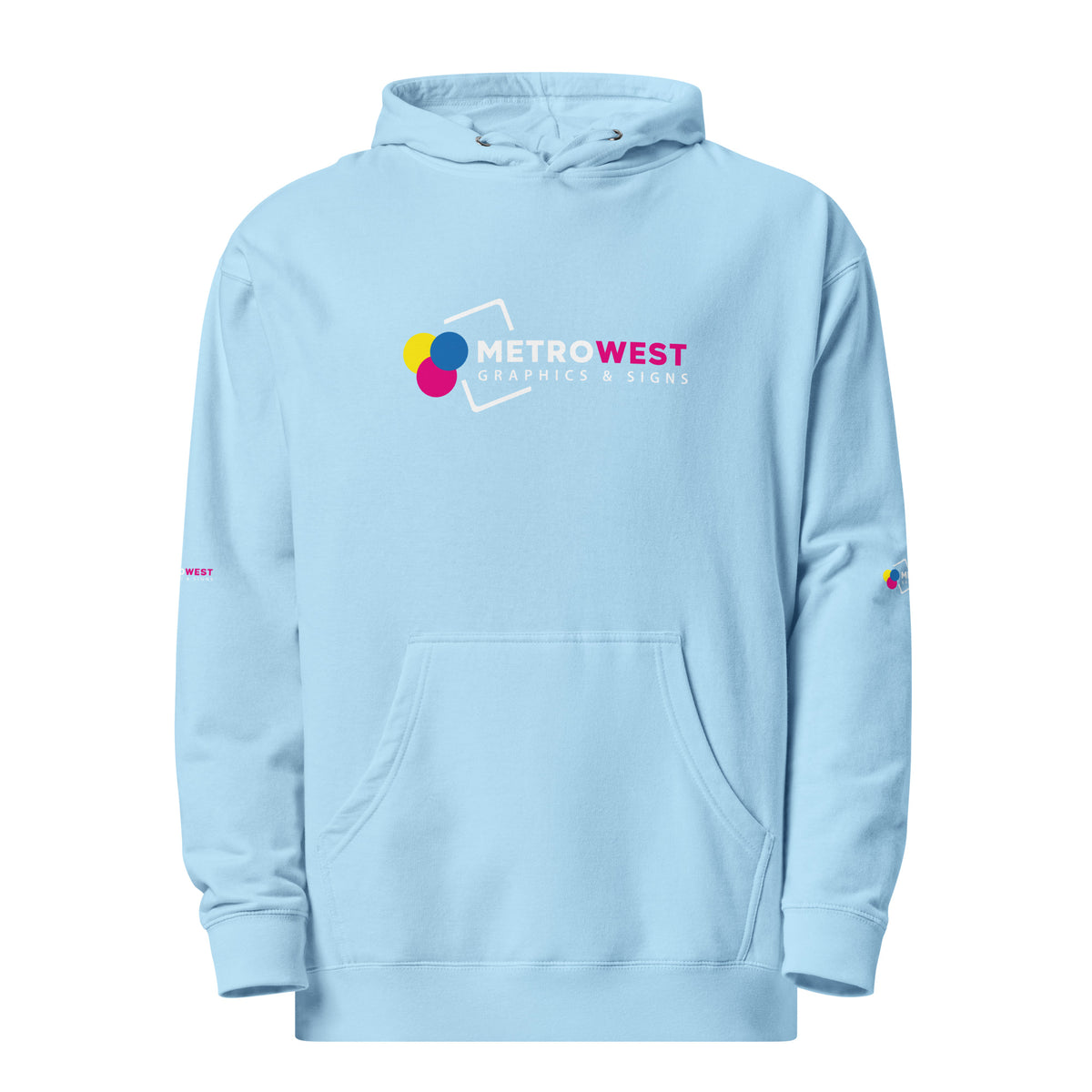 Midweight hoodie with full-coverage printing, view 12