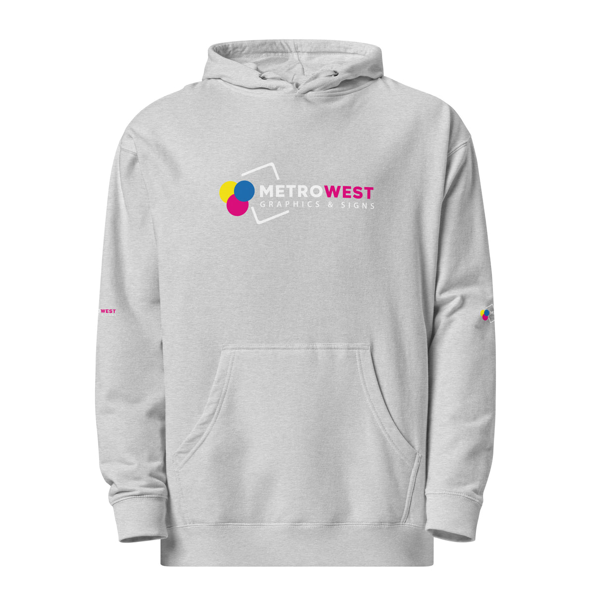 Midweight hoodie with full-coverage printing, view 13