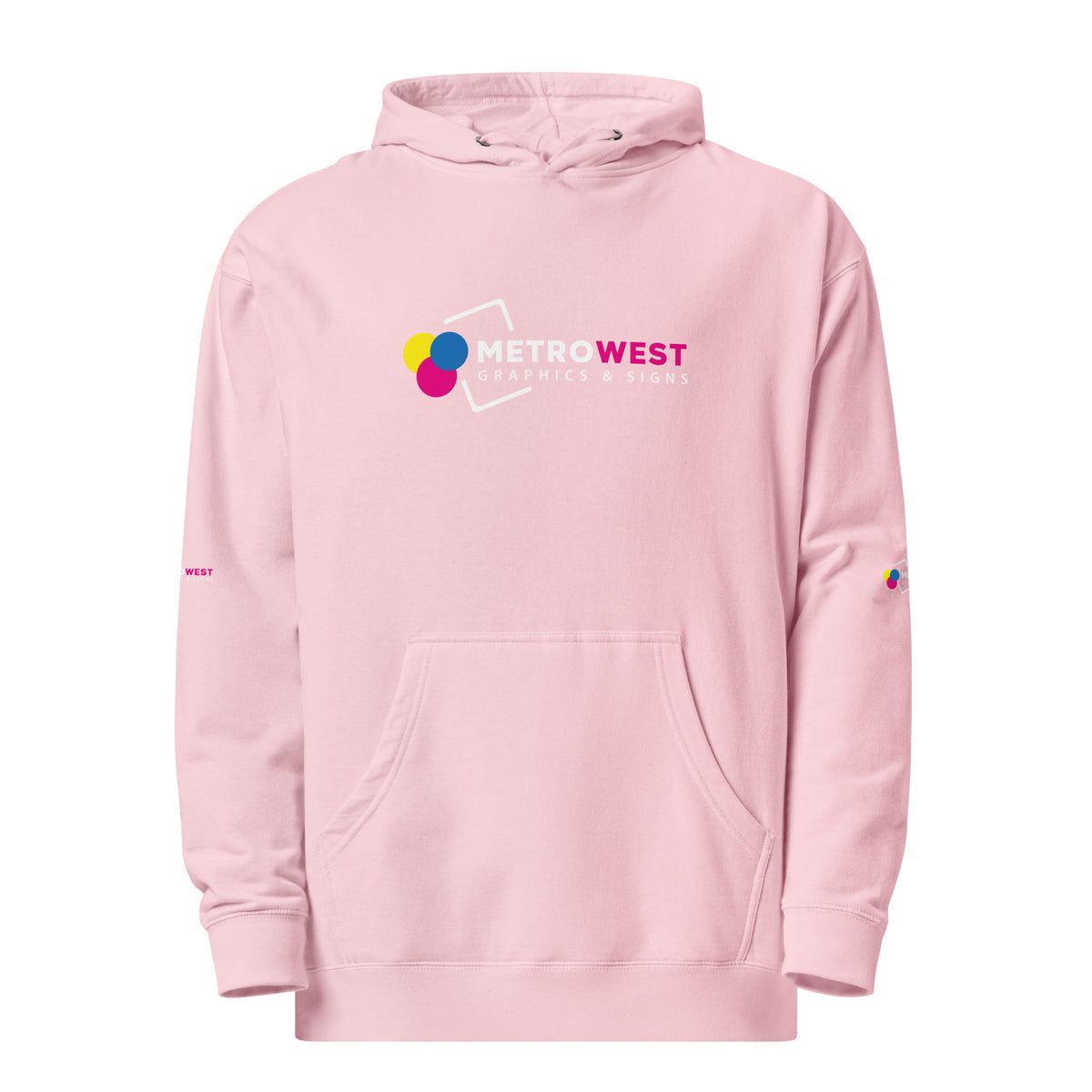Midweight hoodie with full-coverage printing, view 14