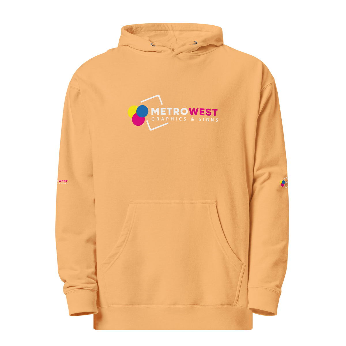Midweight hoodie with full-coverage printing, view 10