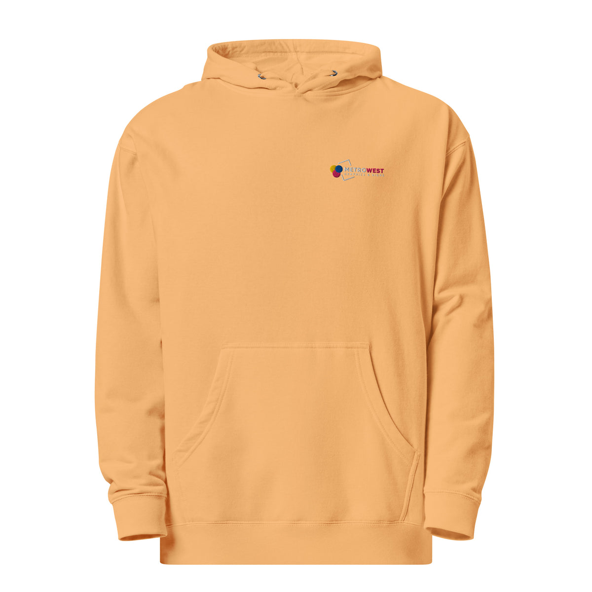 Embroidered midweight hoodie for staff uniforms, view 6