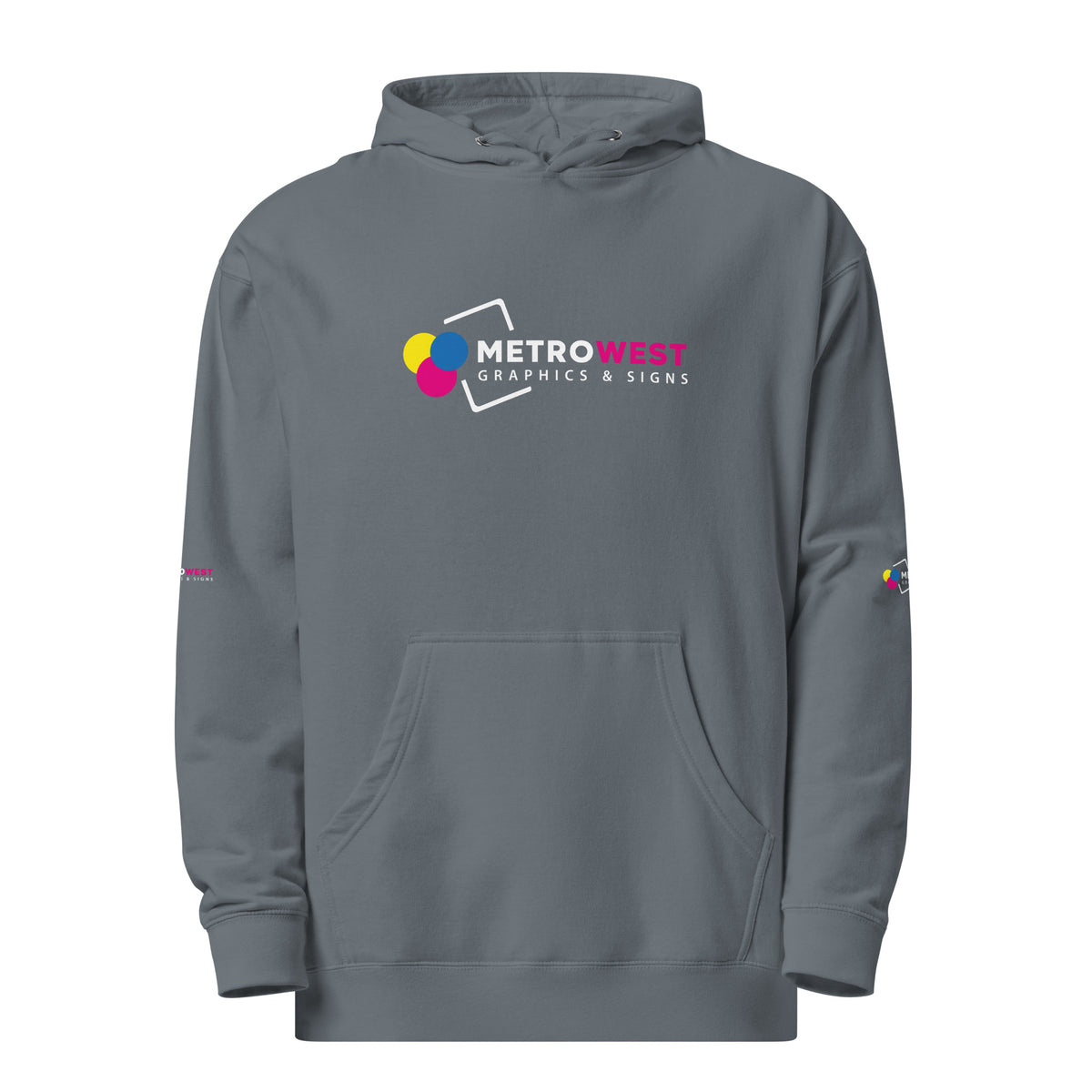 Midweight hoodie with full-coverage printing, view 7