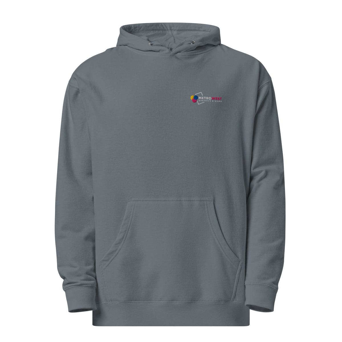 Embroidered midweight hoodie for staff uniforms, view 9