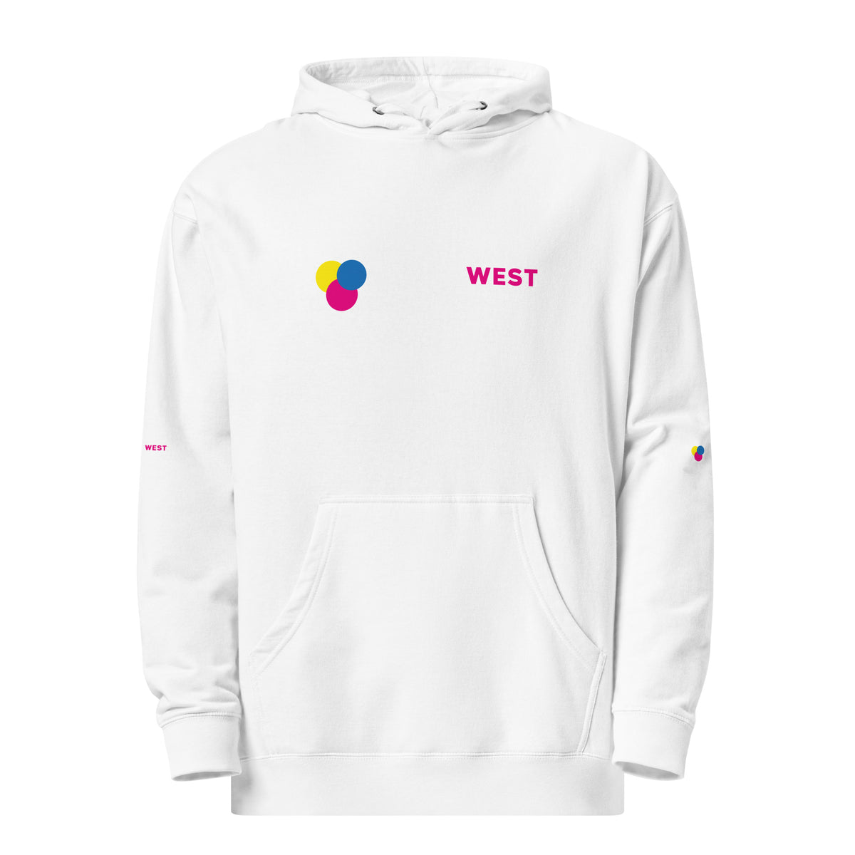 Midweight hoodie with full-coverage printing, view 17