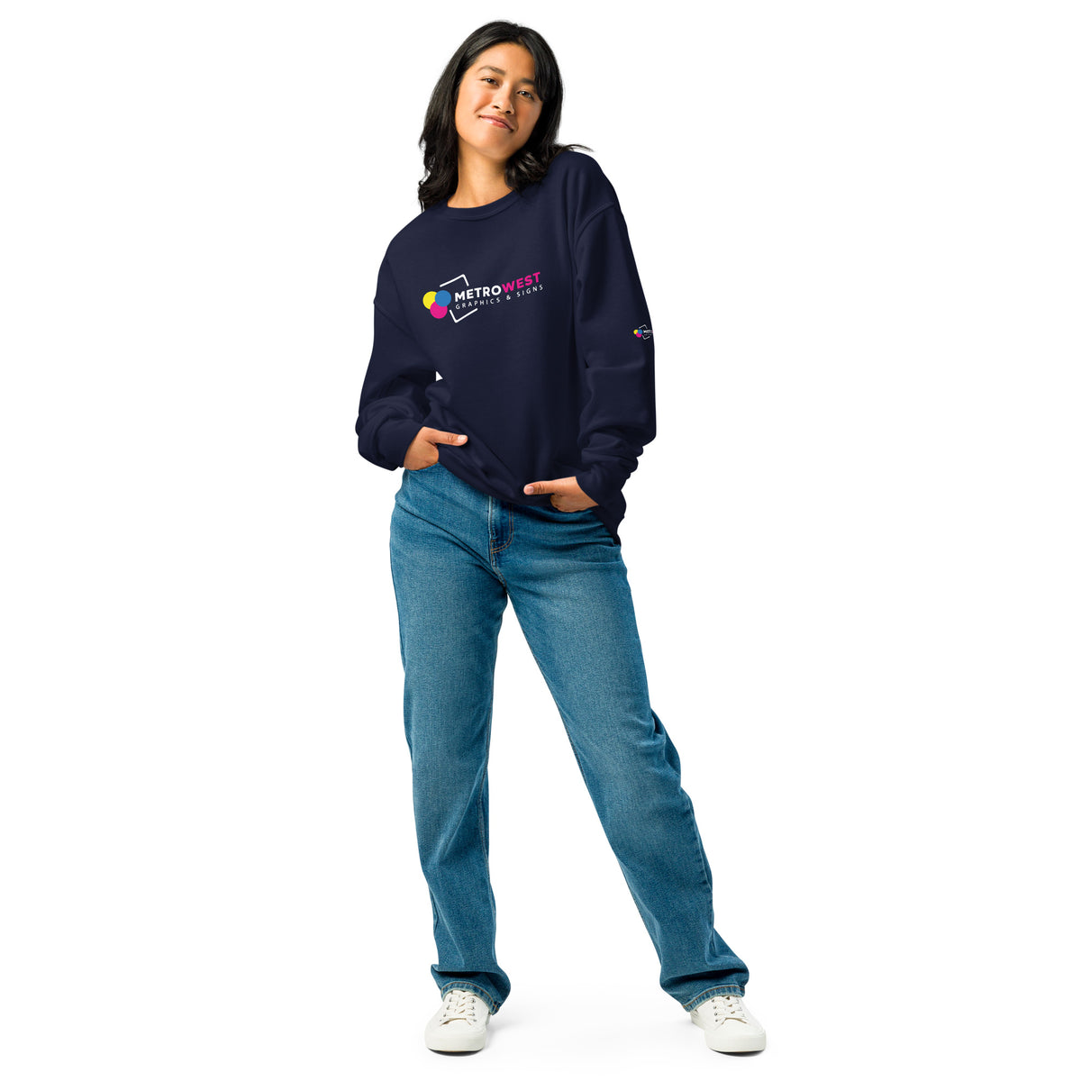 Crewneck sweatshirt with full-coverage printing, view 8