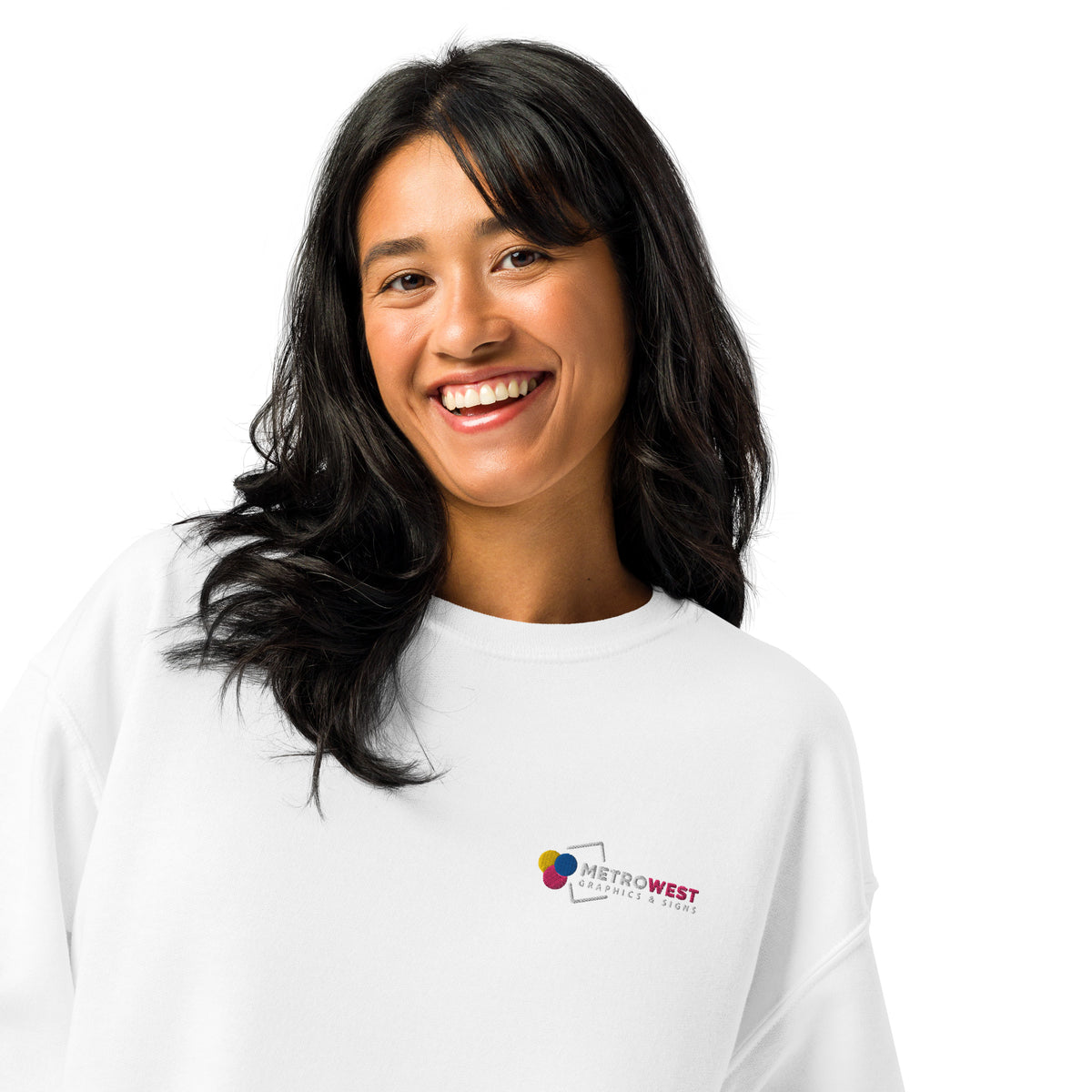 Sweatshirt with embroidered front and printed back, view 12