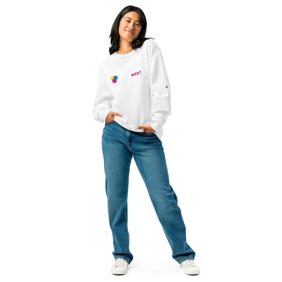Crewneck sweatshirt with full-coverage printing, view 11